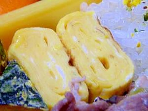 お弁当に☆しっとり卵焼き（コーンスープ味）